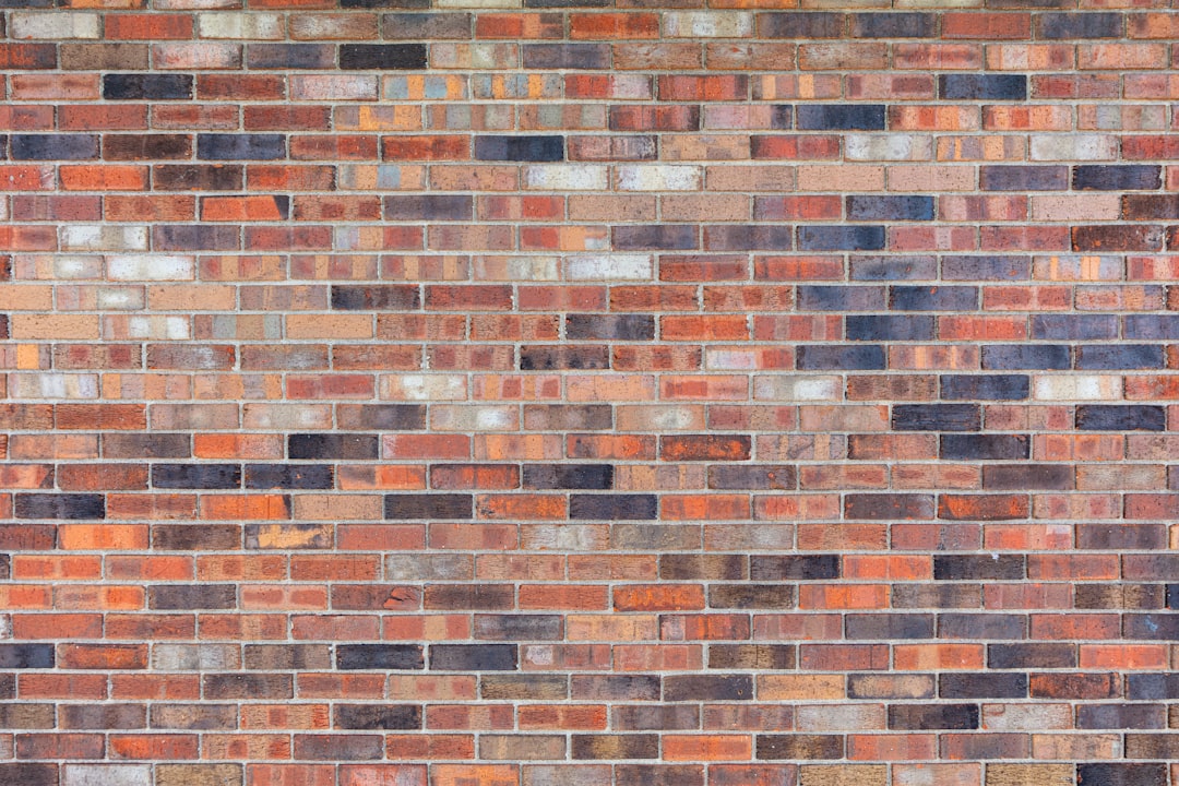 brown and black brick wall